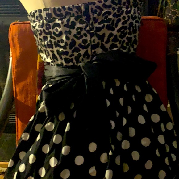 🐆Cheetah ⚫️⚪️ Polka Dot Dress - Picture 3 of 4